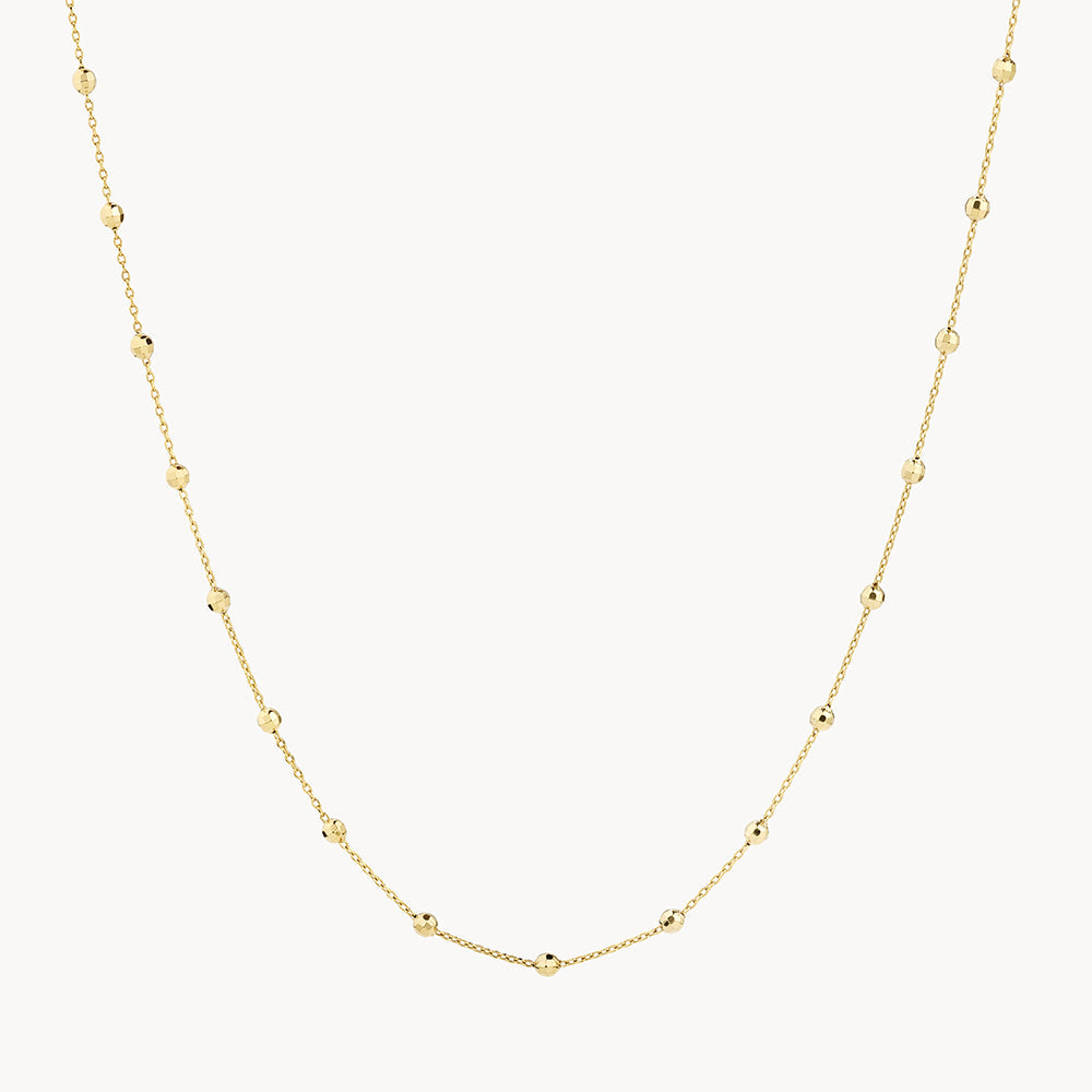Medley Necklace Bauble Chain Necklace in Gold