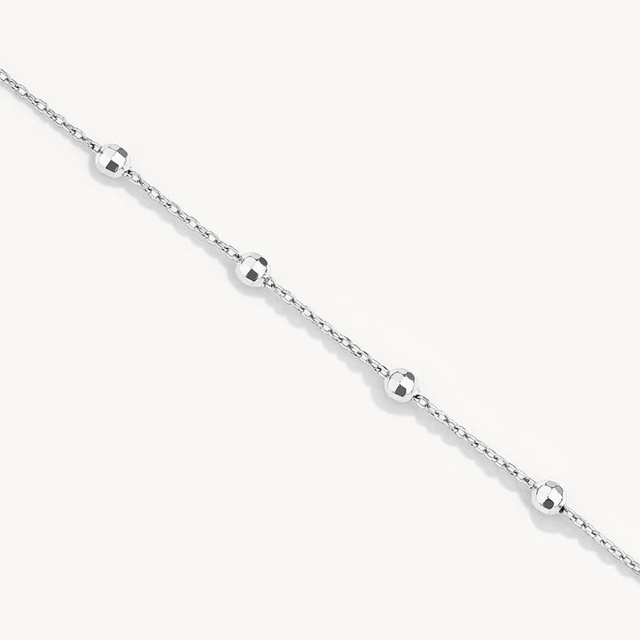 Medley Necklace Bauble Chain Necklace in Silver