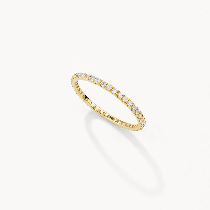Medley Ring Diamond Eternity Stacker Ring in 10k Gold