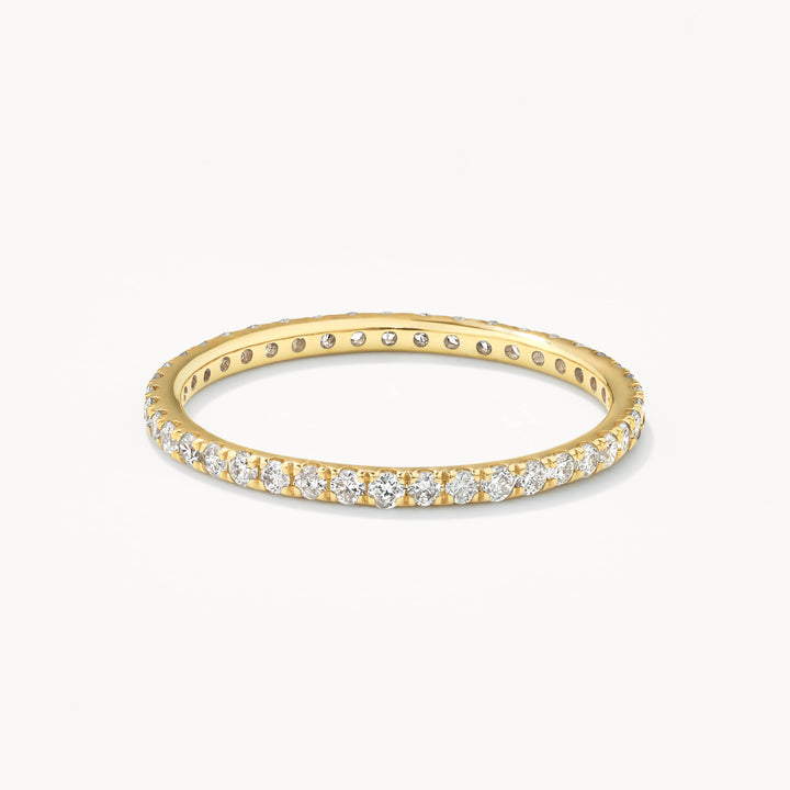 Medley Ring Diamond Eternity Stacker Ring in 10k Gold