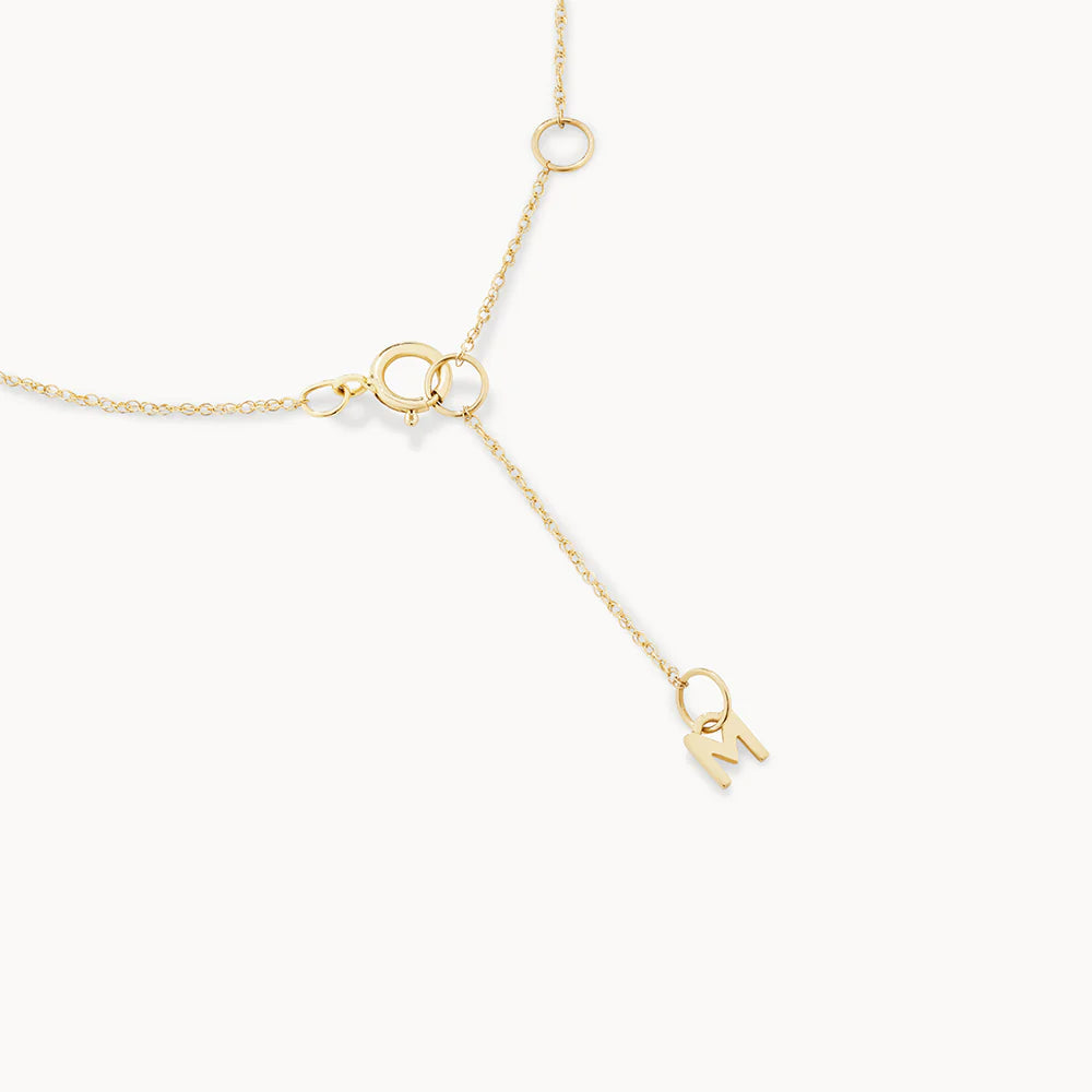 Medley Necklace Diamond Evil Eye Necklace in 10k Gold