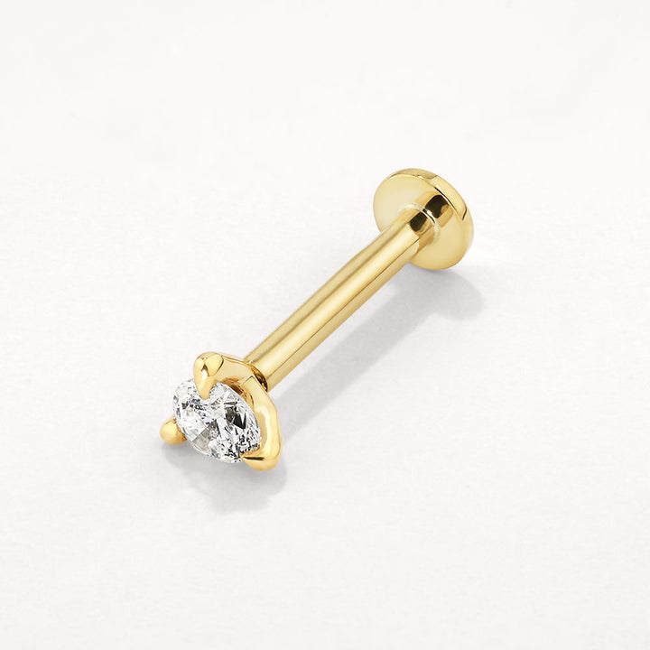 Medley Sets Diamond Helix Single Stud Earring in 10k Gold