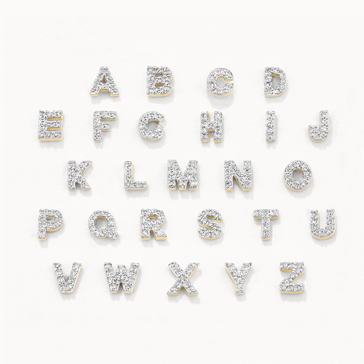 Medley Necklace Diamond Letter N Necklace in 10k Gold