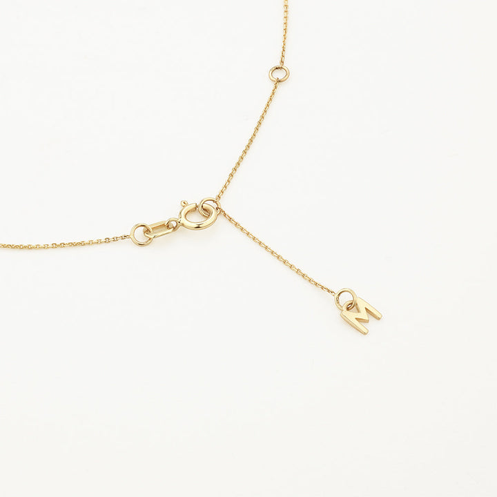 Medley Pendant Engravable Disc Necklace in 10k Gold