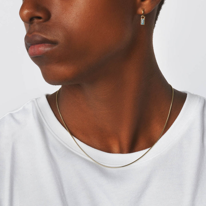 Medley Necklace Fine Snake Chain Necklace in Gold