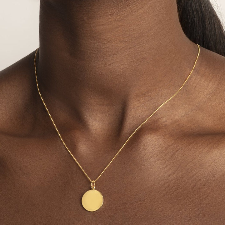 Medley Pendant Full Moon Pendant in Gold