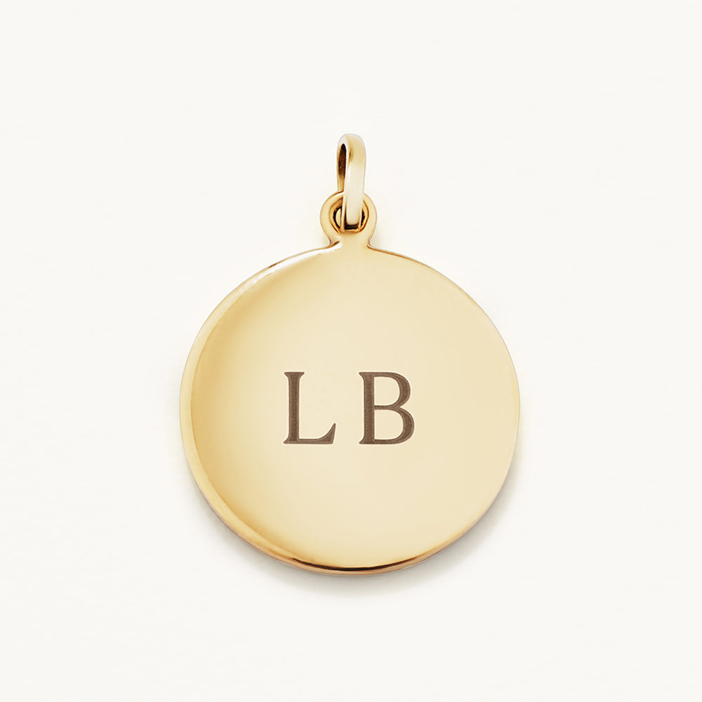 Medley Pendant Full Moon Pendant in Gold