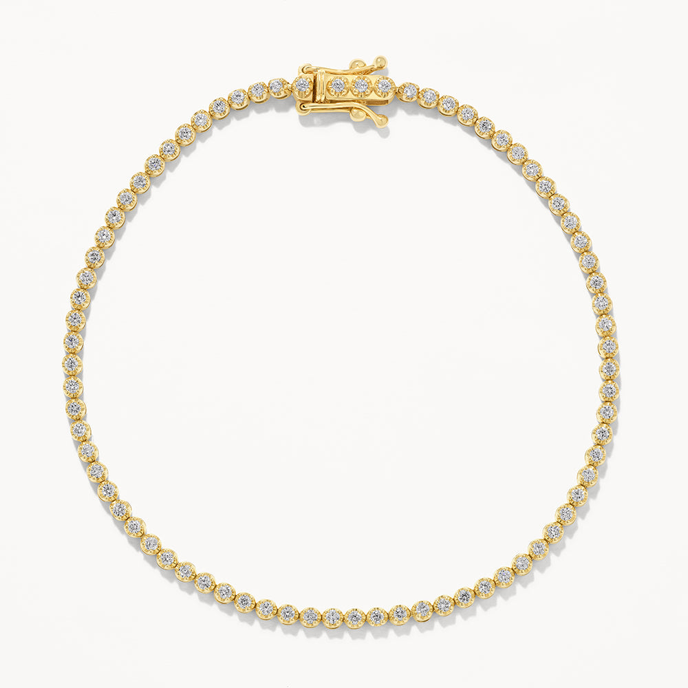 Medley Bracelets/Bangle Laboratory Grown Diamond Tennis Bracelet in 10k Gold