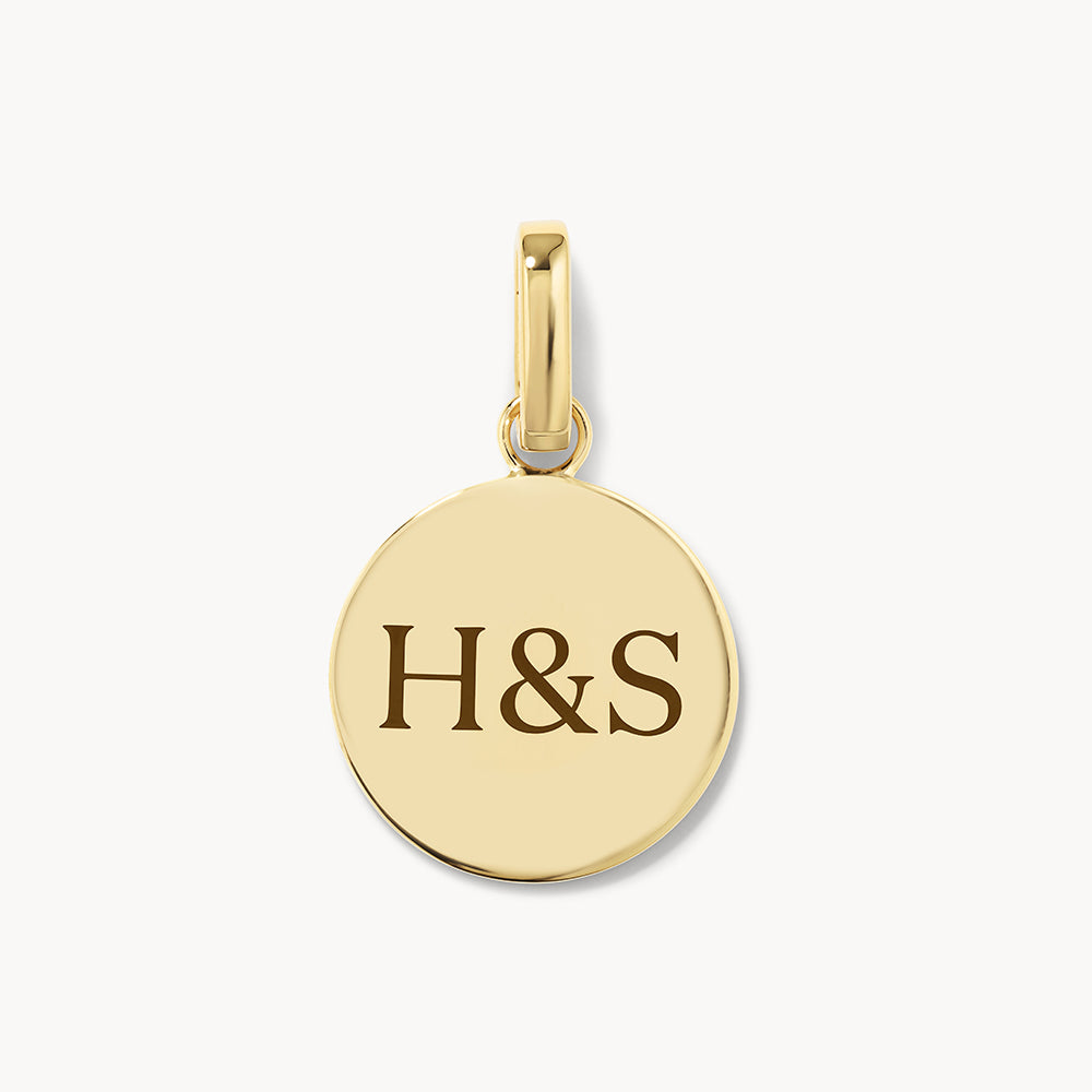 Engravable on sale disc charms