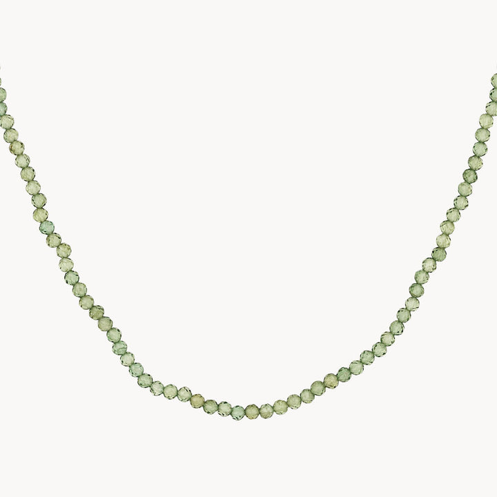 Medley Necklace Micro Aventurine Bead Necklace in Gold