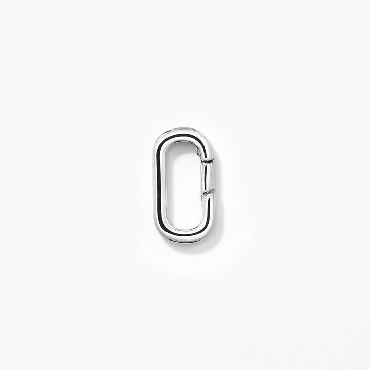 Medley Necklace Bauble Paperclip Chain Necklace in Silver