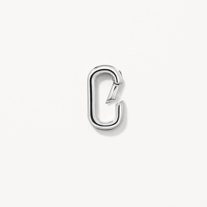 Medley Necklace Bauble Paperclip Chain Necklace in Silver