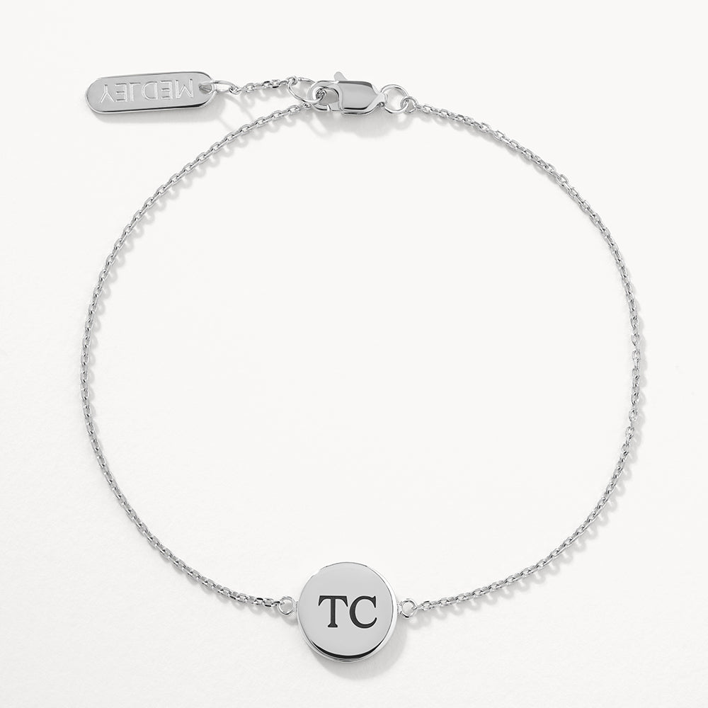 Circle deals engraved bracelet