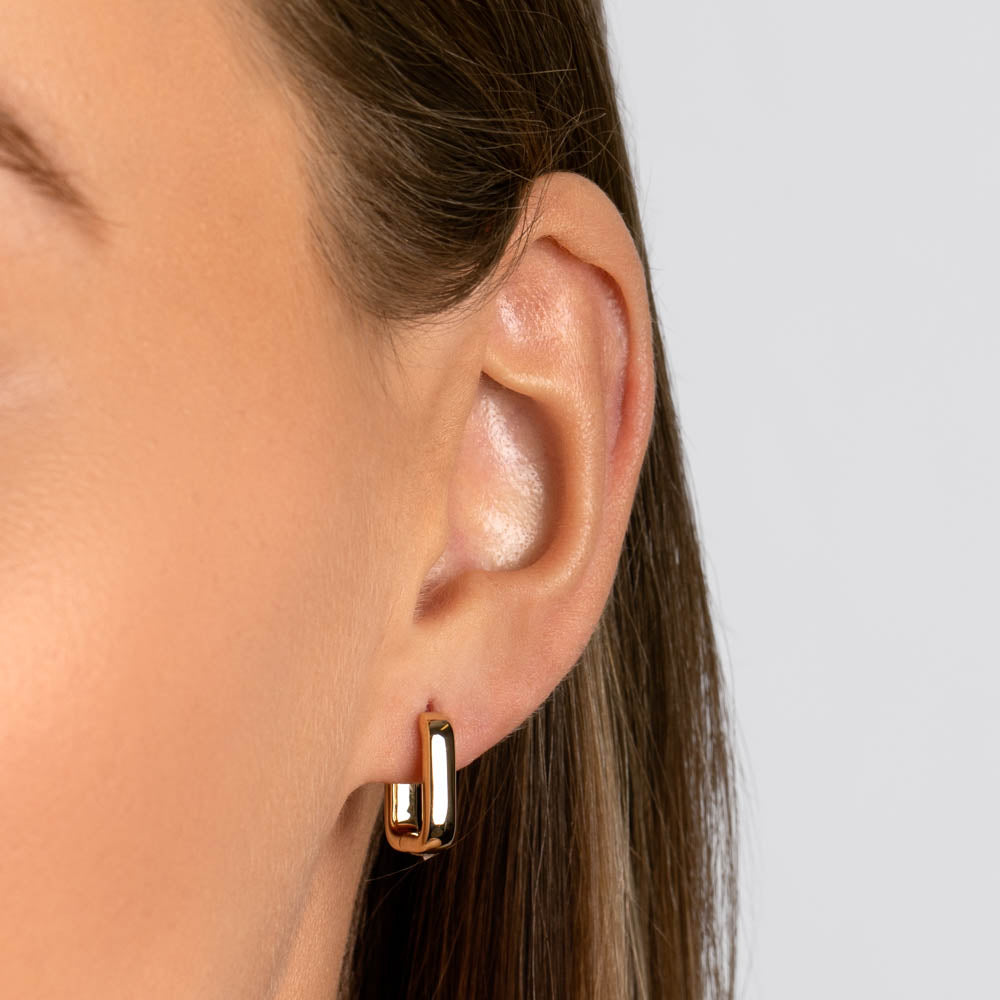 Medley Earrings Mini Paperclip Earrings in Gold