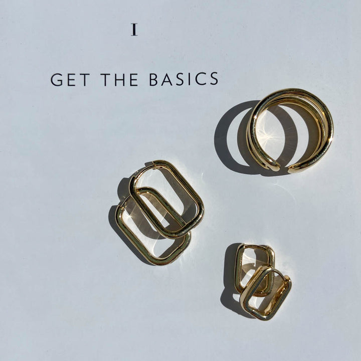 Medley Earrings Mini Paperclip Earrings in Gold