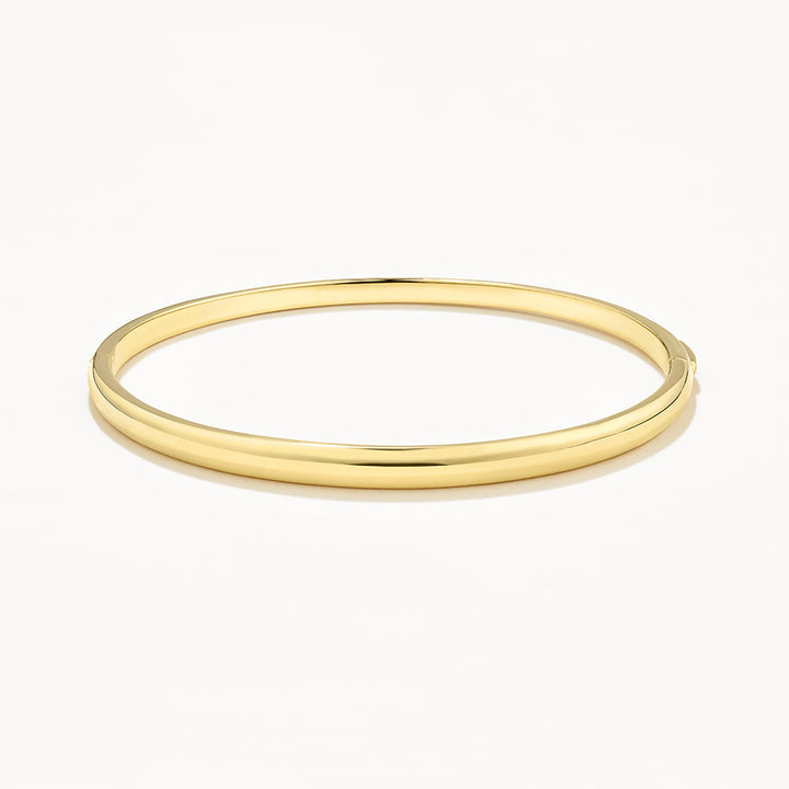 Medley Bangle/Bracelet Polished Plain Bangle in Gold