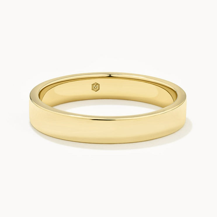 Medley Ring Slim Boyfriend Stacker Ring in Gold