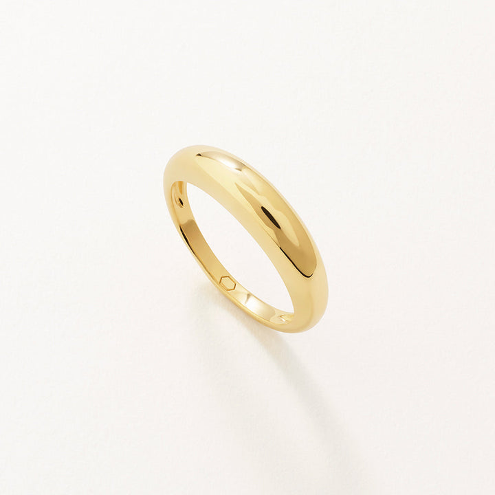 Medley Ring Slim Curve Dome Ring in Gold