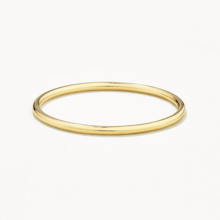 Medley Ring Thin Plain Stacker Ring in 10k Gold