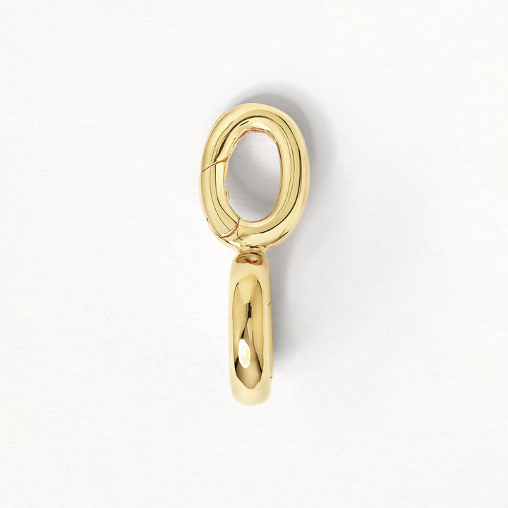 Round Pendant Charm Connector in Gold