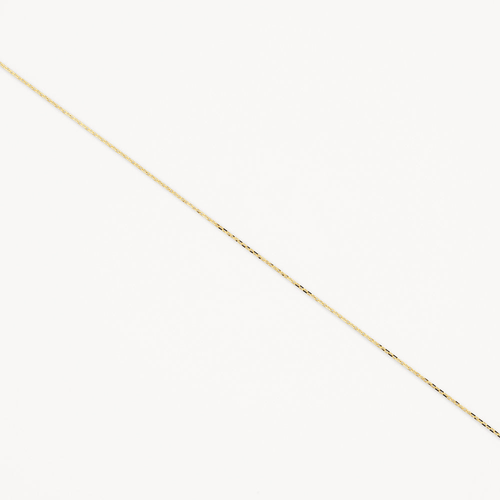 Croissant Pendant Necklace in 10k Gold