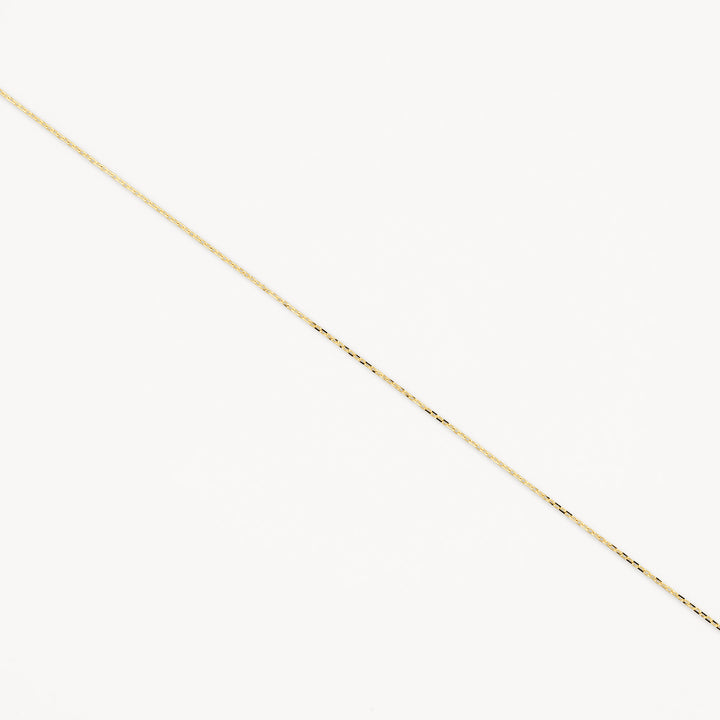 Croissant Pendant Necklace in 10k Gold