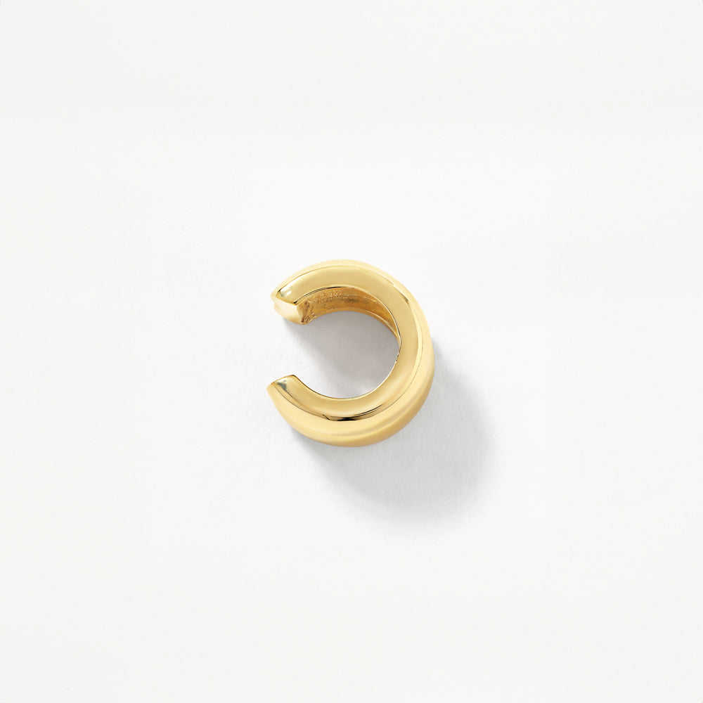 Double Curve Ear Cuff in Gold