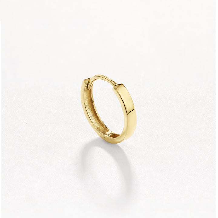 Fine Classic Huggie Earrings in 10k Gold