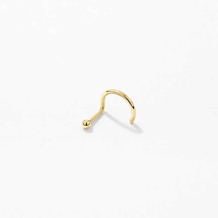 Micro Ball Nose Stud in 10k Gold