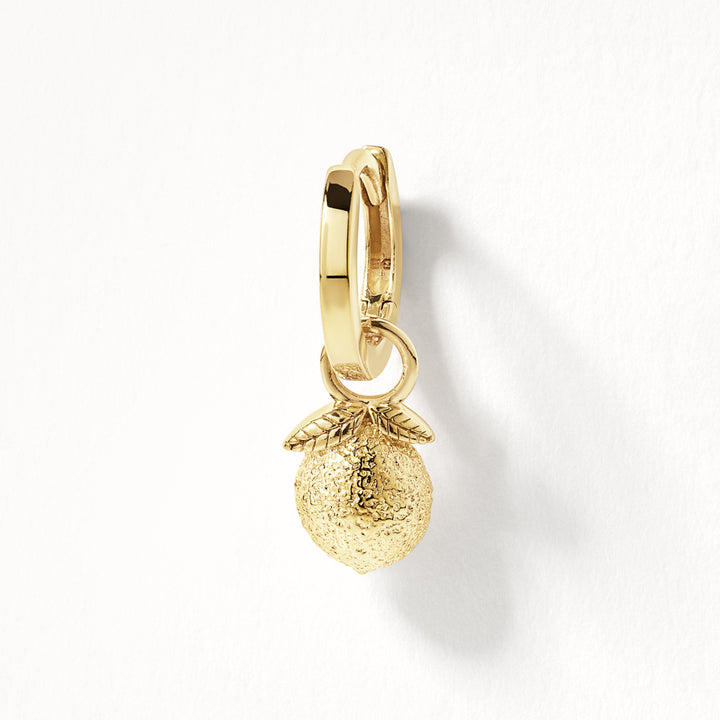 Lemon Earring Charm in Gold