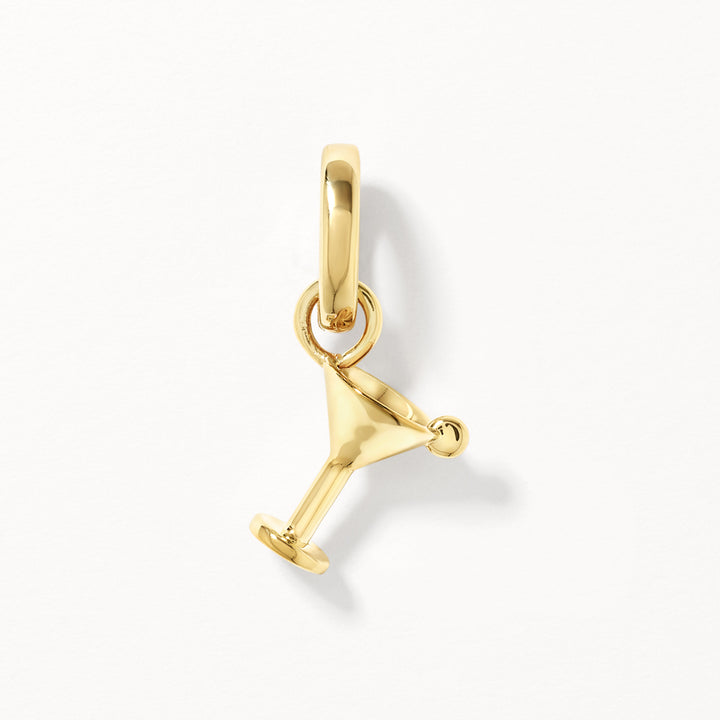 Martini Glass Pendant in Gold