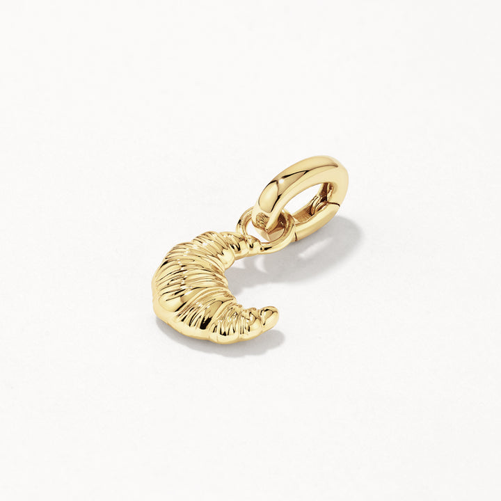 Croissant Pendant Charm in Gold