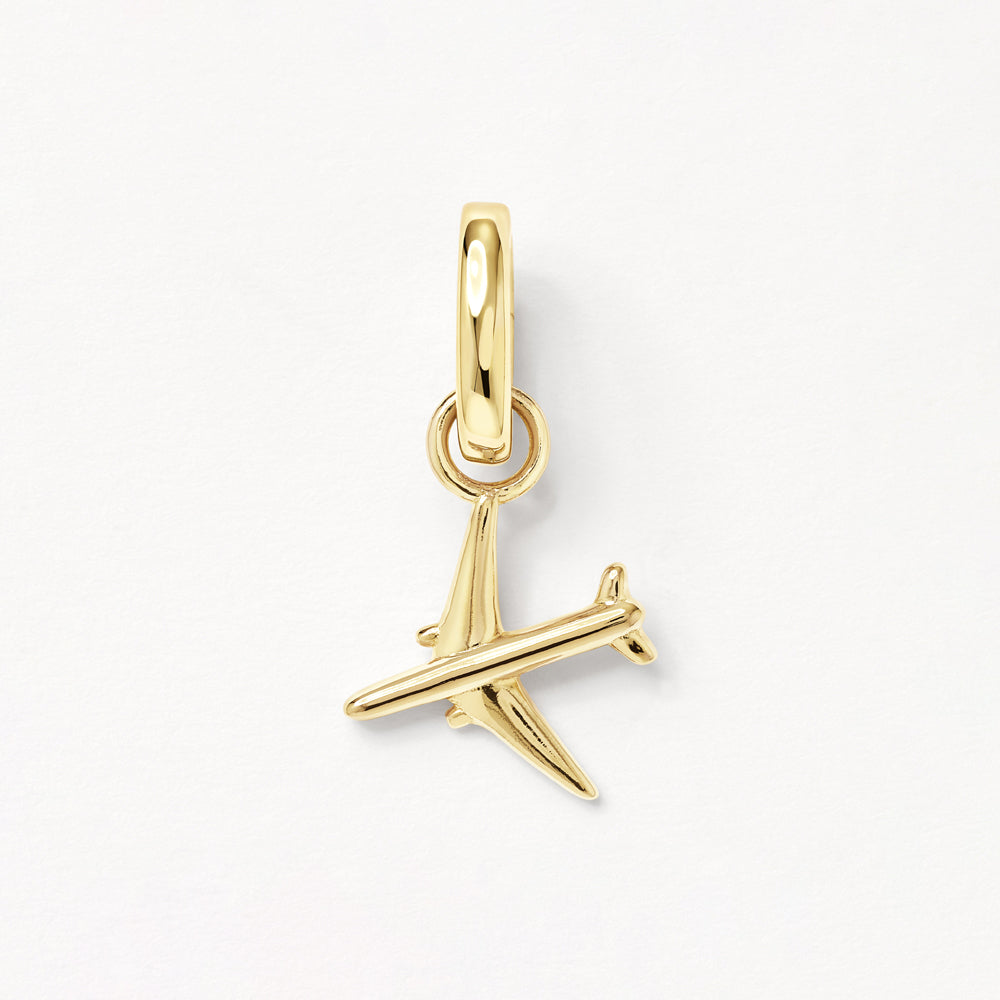 Medley Pendant Airplane Charm Pendant in Gold