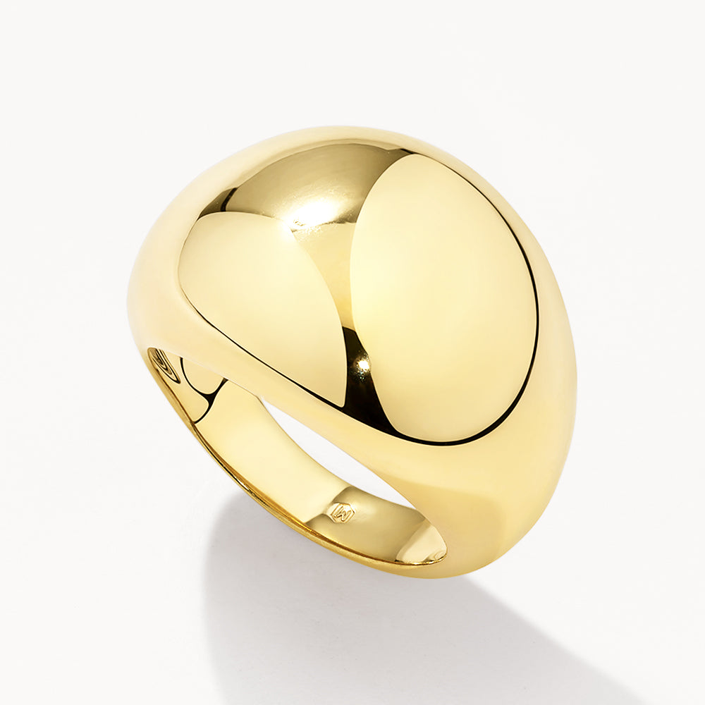 Medley Ring Ball Dome Ring in Gold