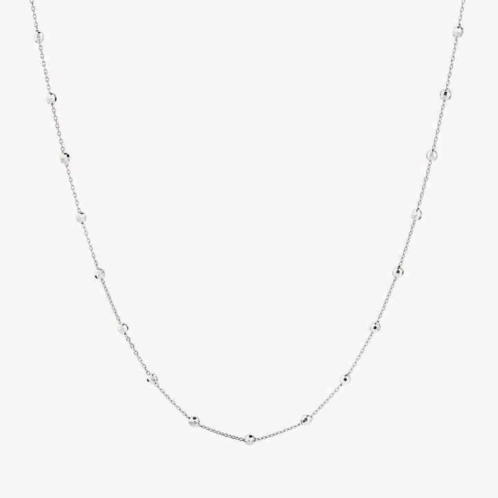 Medley Necklace Bauble Chain Necklace in Silver