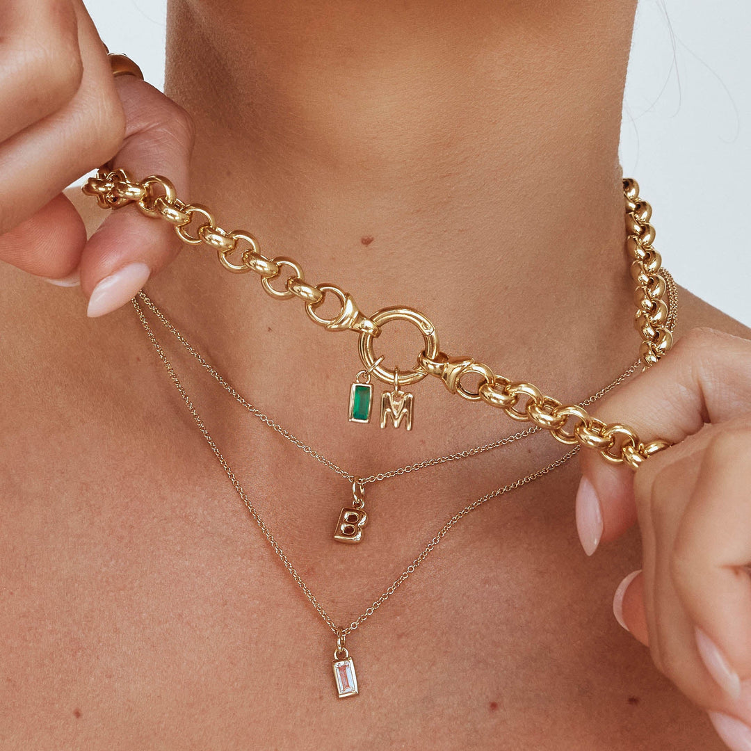 Belcher Chain Necklace in Gold Medley Jewellery