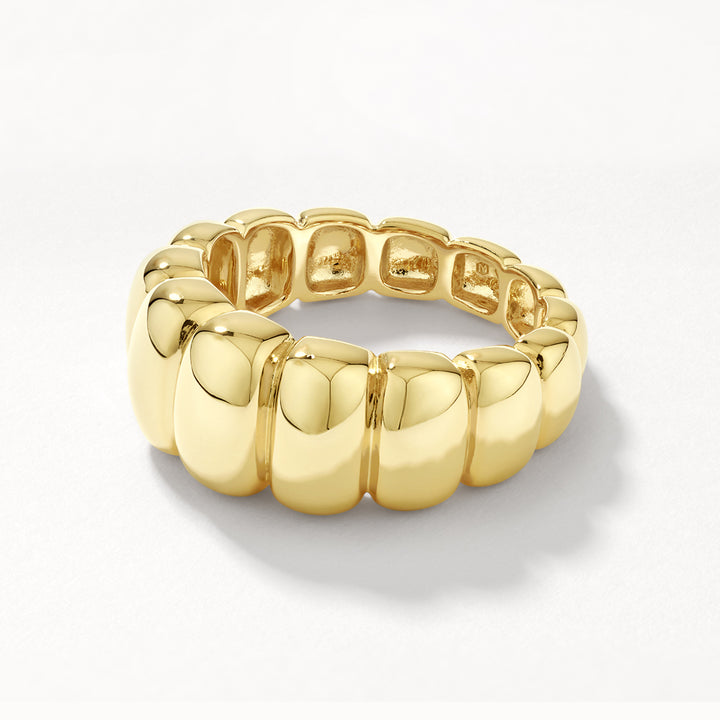 Medley Ring Bubble Dome Ring in Gold