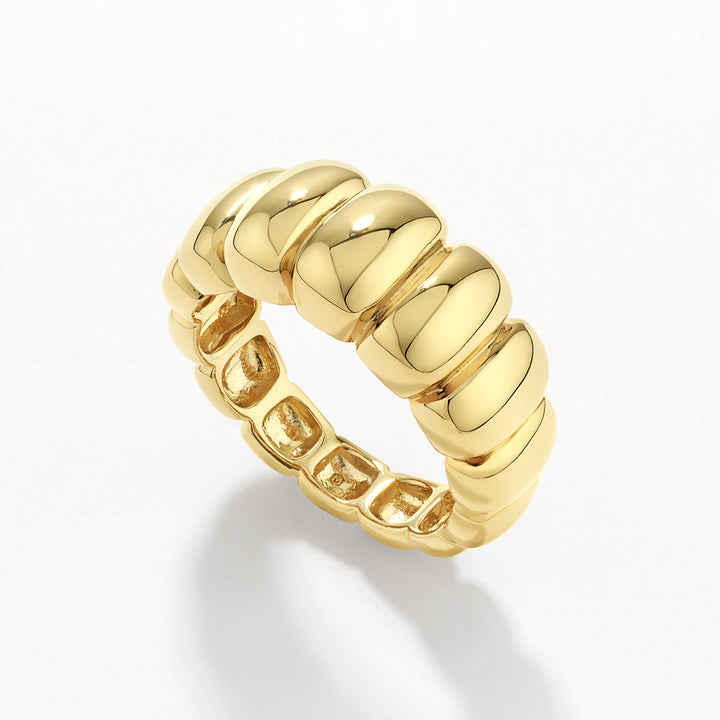Medley Ring Bubble Dome Ring in Gold