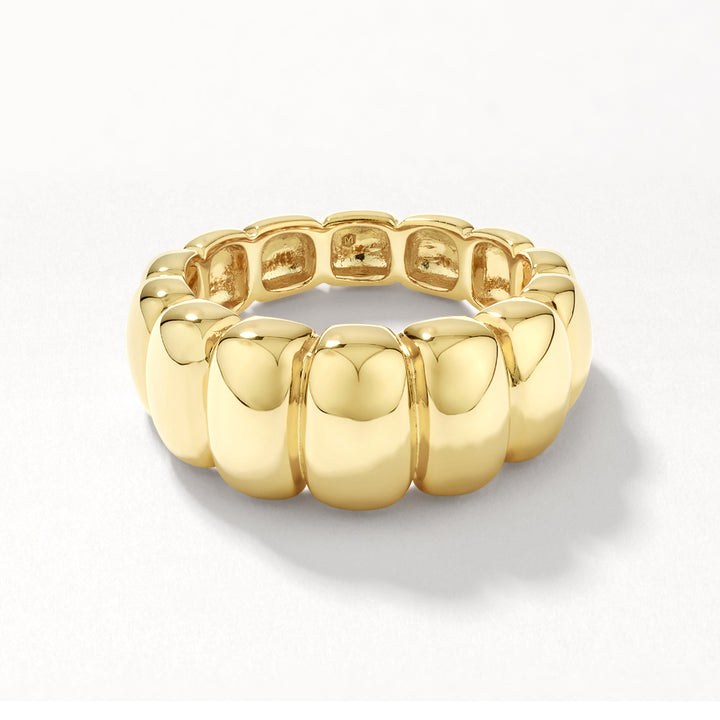 Medley Ring Bubble Dome Ring in Gold