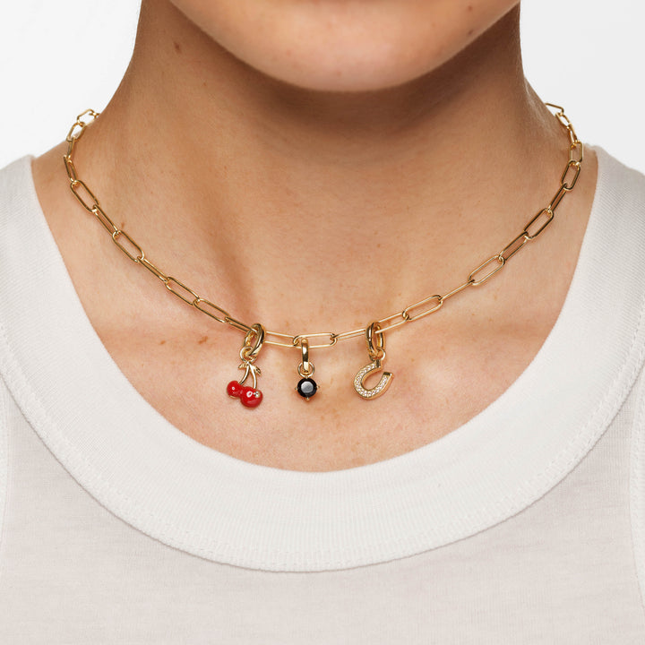 Medley Pendant Cherry Charm Pendant in Gold