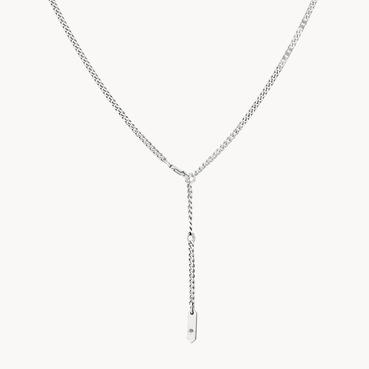 Medley Necklace Classic Curb Chain Necklace in Silver