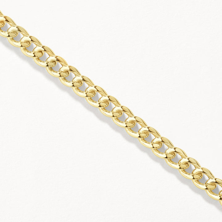 Curb Chain Necklace in Gold