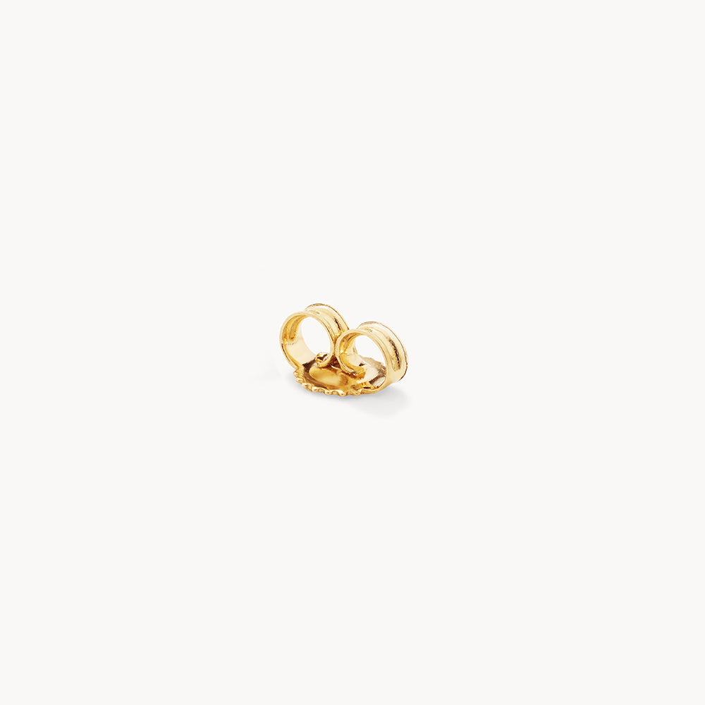 Medley Earrings Diamond Letter B Single Stud Earring in 10k Gold