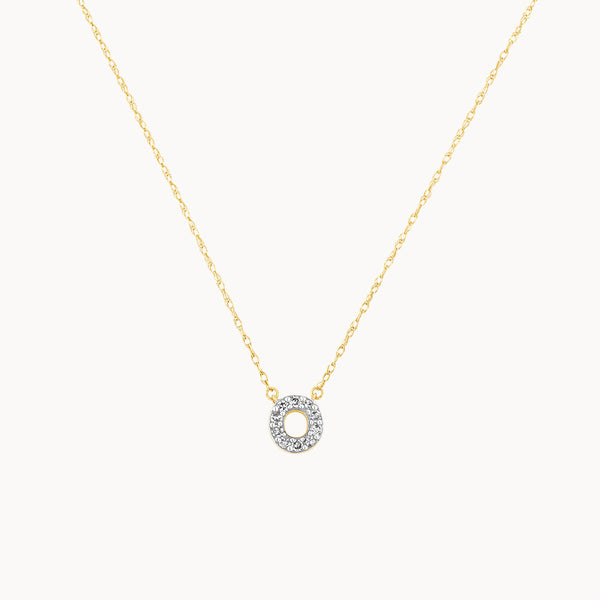 Diamond Pendant Necklace 0.17 carat | Ruby & Oscar