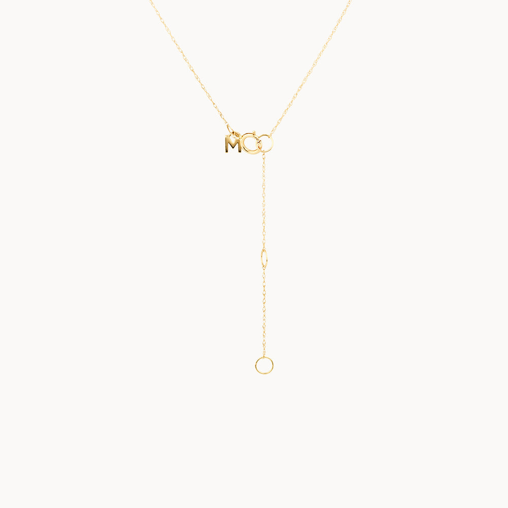 Medley Necklace Diamond Letter P Necklace in 10k Gold
