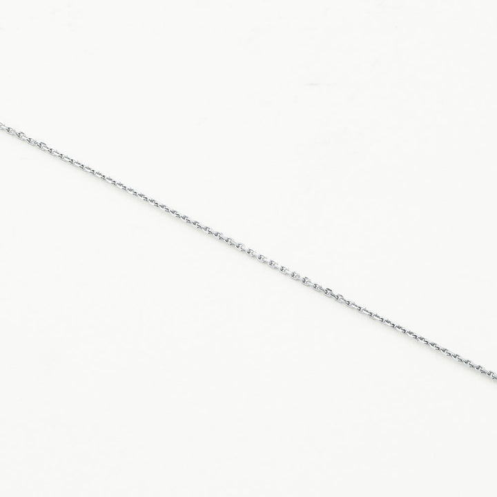 Medley Necklace Diamond Letter Q Necklace in Silver