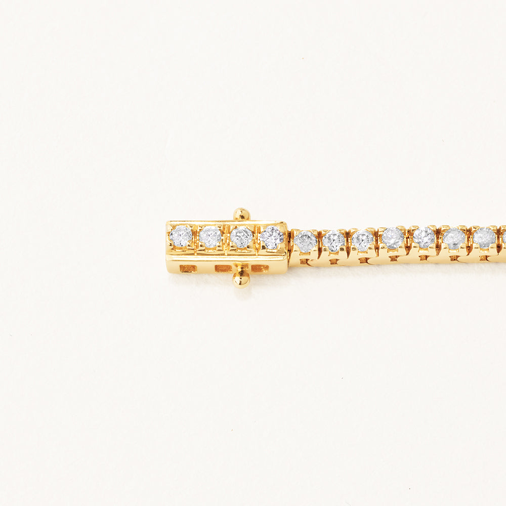 Medley Bangle/Bracelet Diamond Tennis Bracelet in 10k Gold