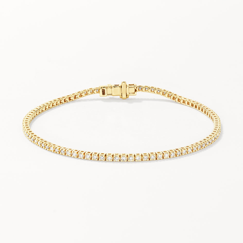 Medley Bangle/Bracelet Diamond Tennis Bracelet in 10k Gold