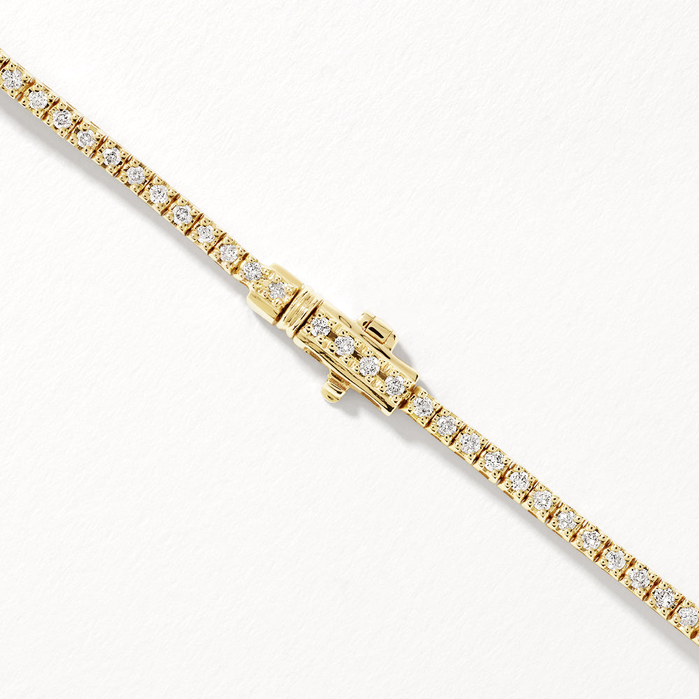 Medley Bangle/Bracelet Diamond Tennis Bracelet in 10k Gold