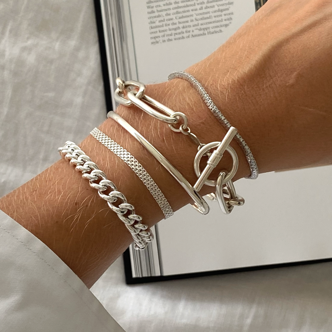 Diamond Tennis Bracelet Silver Medley Jewellery